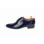 Oferta marimea38, 41 - Pantofi barbati eleganti bleumarin din piele naturala lac, ENZO - LMOD1BLMLAC